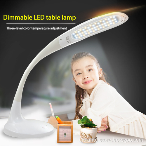 modern sensor touch home reading led desk lamp for studying